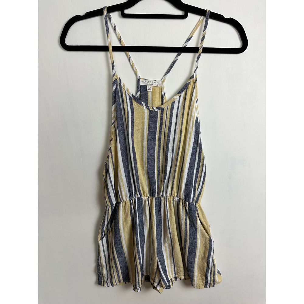 Final Touch Women's Romper Small Sleeveless